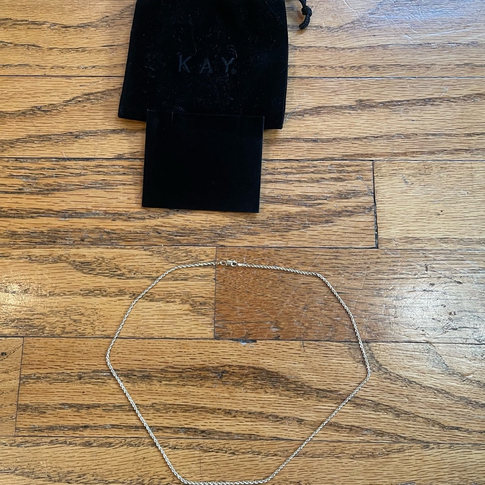 KAY Jewelers 14K Gold Rope Chain Necklace